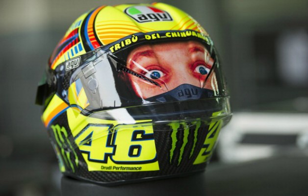 Valentino Rossi casco ojos - Sphera Sports