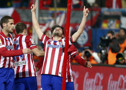 David Villa dedica su gol a Luis, un día después de su fallecimiento
