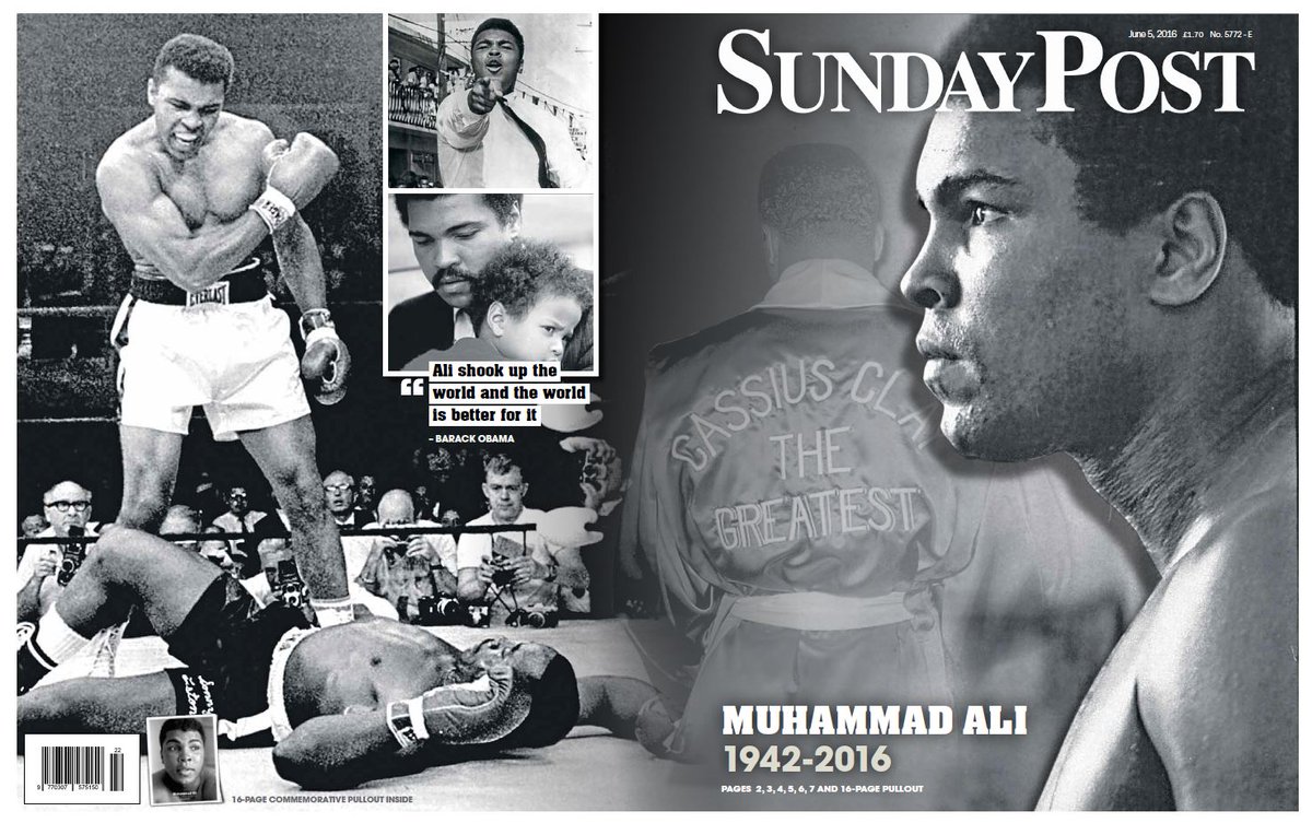Sunday Post Muhammad Ali 1942-2016