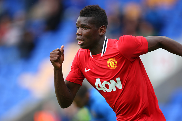 Paul Pogba of Manchester United (Photo by AMA/Corbis via Getty Images)