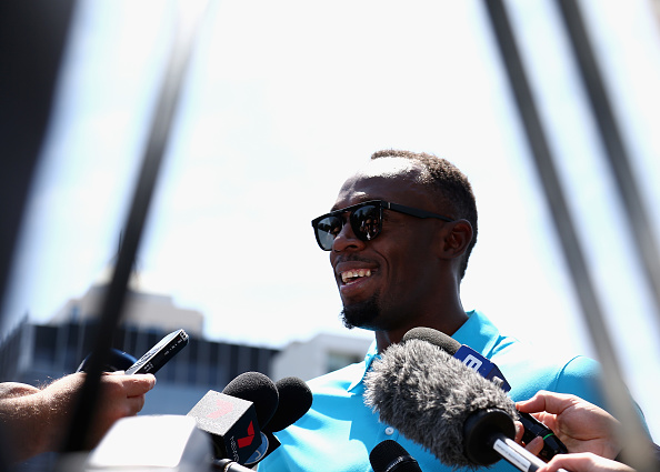 Usain Bolt en Melbourne | Getty